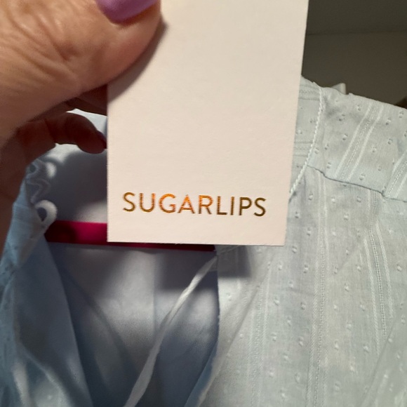 Sugarlips Light Blue Mini Dress NWT size Small - Picture 5 of 8